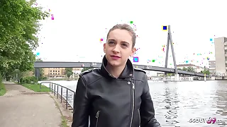 GERMAN SCOUT - ANAL Be advantageous to PETITE 18yr YOUNG Pettifoggery GIRL AT Whirl CASTING