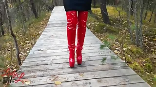 20 cm red seneschal walker Lady L High Heels